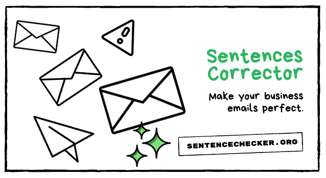 sentences corrector for business emails